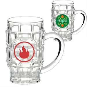 17.75 oz. Hamburgo Beer Tankards Glass Mugs