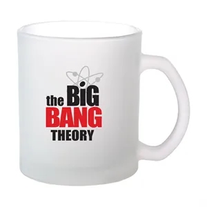 11.5 Oz. Full Color Sublimation Frosted Glass Coffee Mugs