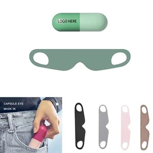 Custom Capsule Eye Sleep Mask Travel Gifts