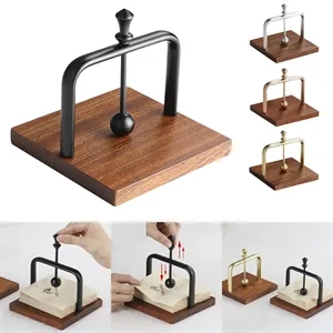 Tissue Holder Metal Solid Wood Napkin Rack