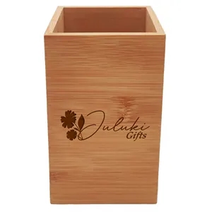 Bamboo Box and Utensil Holder