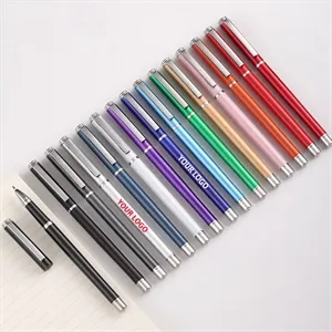 Quick Dry 0.5mm Metal Gel Pen black ink