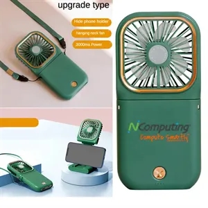 Custom Logo Free Shipping Wholesale Mini Portable Fan With Power bank