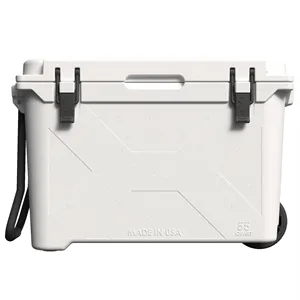 55 qt Wheeled Cooler - Made in USA - Decoration Available