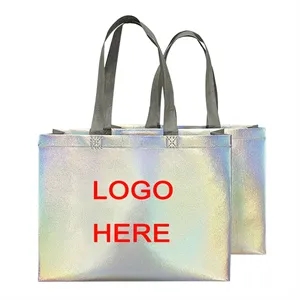 Metallic Non-Woven Tote Bag