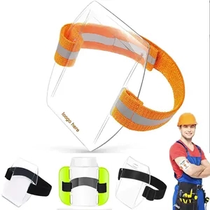 High Visibility Bright Neon Armband Badge Holders