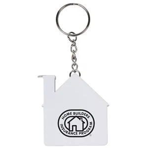 House Tape Measure Key Chain 3'