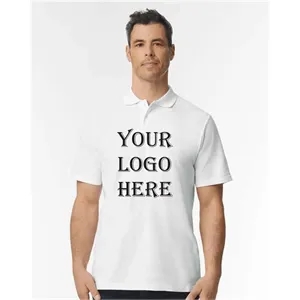 Mens Gildan Softstyle Adult Pique Polo
