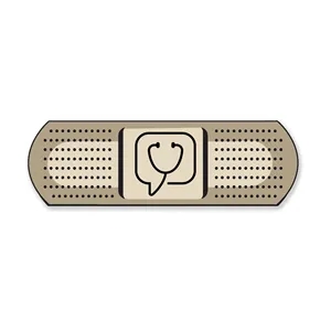 Bandage .88" x 2.81" NoteKeeper™ Magnet 20 Mil