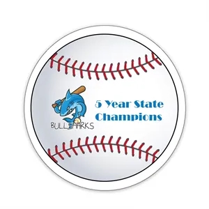 Baseball Shaped NoteKeeper™ Magnet 20 mil