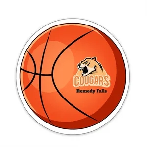 Basketball Shaped NoteKeeper™ Magnet 20 mil