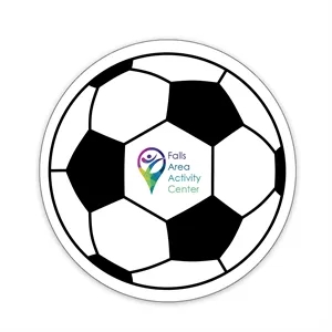 Soccer Ball Shaped NoteKeeper™ Magnet 20 mil