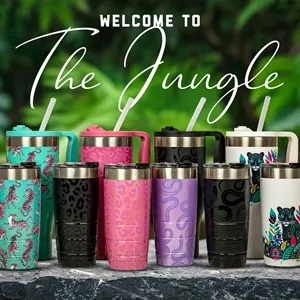 Leakproof 22 oz Bison Tumbler - Jungle Designer Series