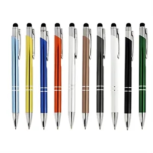 Metal Ballpoint Pen 2-in-1 Stylus Retractable with tip