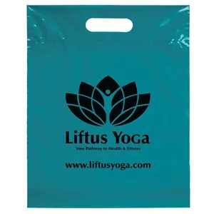 12W x 15H Die Cut Handle Bag - Flexo Ink Print