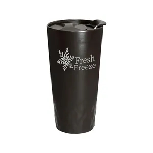 Prime Line 14oz Double Wall Ceramic Textured Tumbler