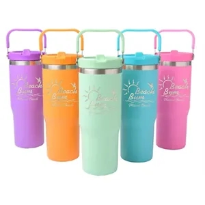 Saratoga Swing Handle Brite Tumbler 30 oz