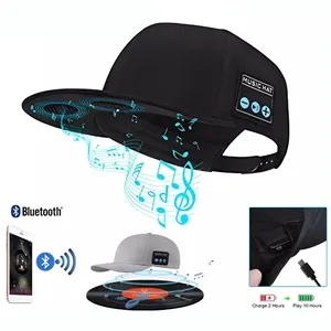 Baseball Cap with Bluetooth Stereo Music Speaker