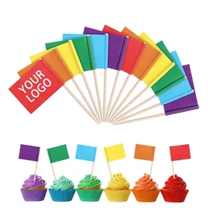 Colorful Toothpick Flags