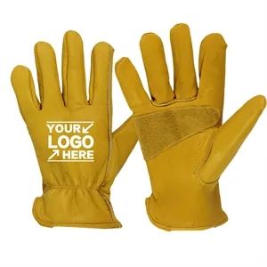 Leather Outdoor Work Gloves - Heat Resistant and Insulated