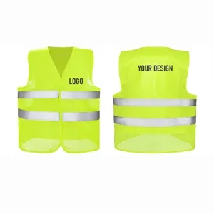 Safety Vests High Visibility Reflective  Mesh Construction