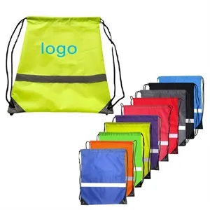 Reflective Strips Cinch Backpack