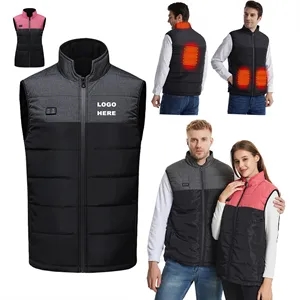 Custom Logo Winter Outerwear Women Body Warm Vest Men's Heated Jackets