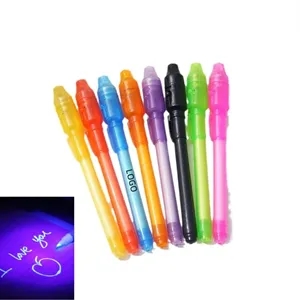 UV Light Highlighter Pen With Invisible Ink