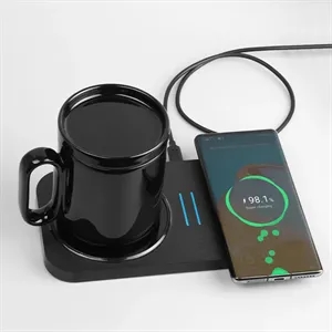 4 in 1 Phone Wireless Charger Drink Heating Warmer Magnetic