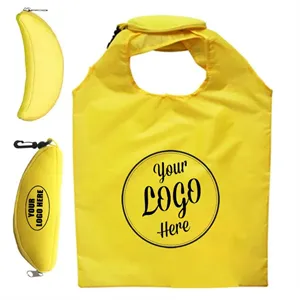 Promotional Banana Shape Foldable Tote Bag