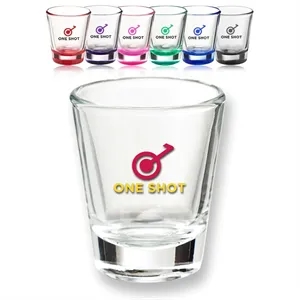 Custom 1.75 oz. Shot Glass w/ optional Bottom Color