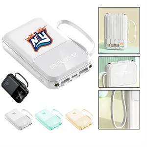 Customized Logo Built In Charging Cable Mobile Power Gift