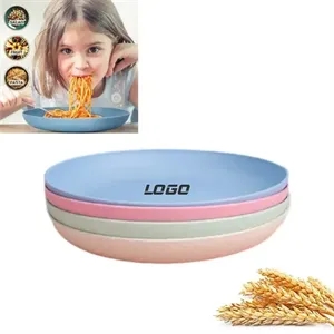 9 Inch Unbreakable Wheat Straw Cereal Plates