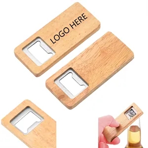 Personalized Wood Blank Bottle Opener Bar Accessories