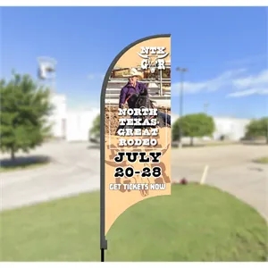 Complete 8 Ft Feather Flag Kit
