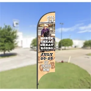 Complete 11 Ft Feather Flag Kit (2 Sided)