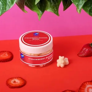 Small Jar Strawberry Banana Bears