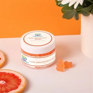 Small Jar Pink Grapefruit Bears