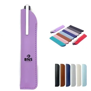 Executive Pen Pouch Scratch-Resistant PU Leather Holder