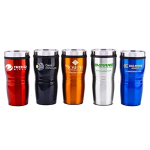 Custom Logo 16oz. Stainless Vacuum Insulated w/ lid for Hot&Cold Drinks