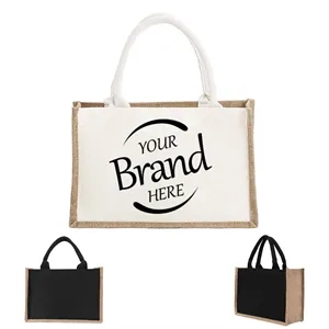 11.8 Linen Hand Tote Bag