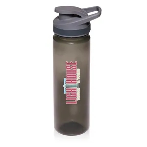 Plastic Sports Water Bottles with Flip Lid - 22 oz.