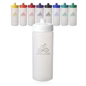 Frosted Plastic Water Bottles - 20 oz