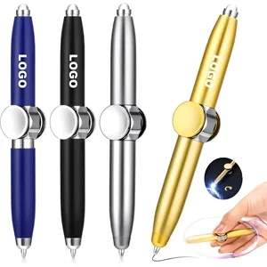 Stress Reducer Writing Tool Spinning Fidget Ballpoint Pen