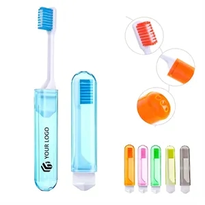 Portable Foldable Multiple Colors Camp Travel Toothbrush