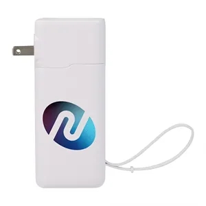 UL Listed 10,000 mAh 20W PD Power Bank with AC Plug