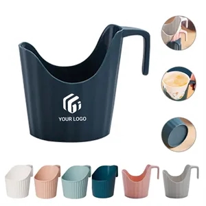 Custom Logo 6pcs Stackable Durable Plastic Anti-scalding Cup Holder