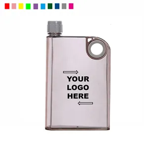 Custom Logo 13oz A5 Portable Flat Water Bottle