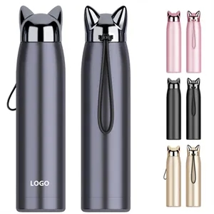 Custom Logo 11 Oz. Fox Shape Water Bottle