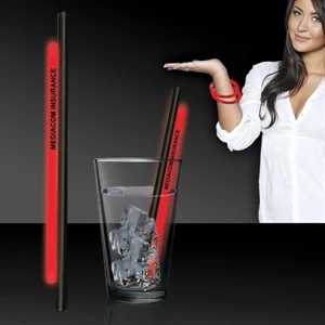 9" Light Up Glow Straw
